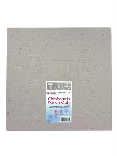 Flourish & Word Chipboards (Available in a pack of 10)
