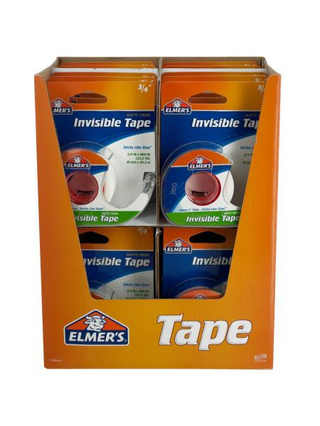 Elmer's Invisible Tape Countertop Display (Available in a pack of 24)