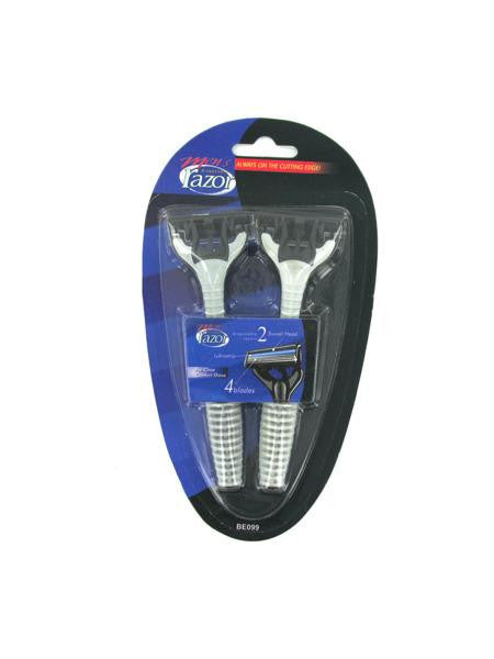 Men's Quadruple Blade Disposable Razors (Available in a pack of 24)
