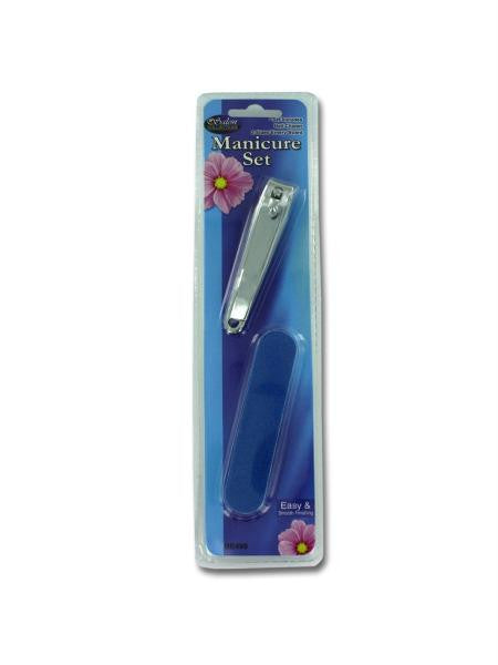 Nail Clipper & File Set (Available in a pack of 12)