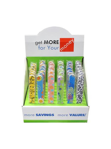 Stylish & Fun Nail Files Countertop Display (Available in a pack of 48)