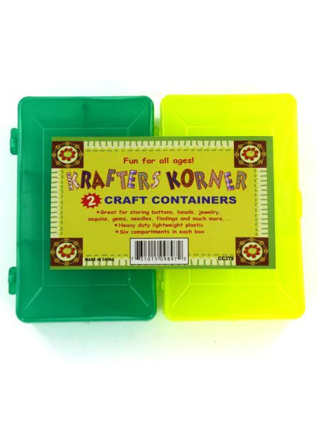 Craft Container Set (Available in a pack of 24)