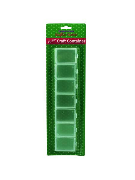 Seven Section Craft Container (Available in a pack of 12)