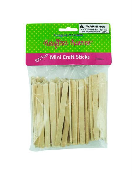 Mini Wood Craft Sticks (Available in a pack of 25)