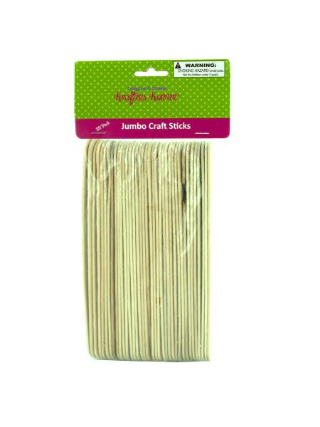 Jumbo Wood Craft Sticks (Available in a pack of 25)