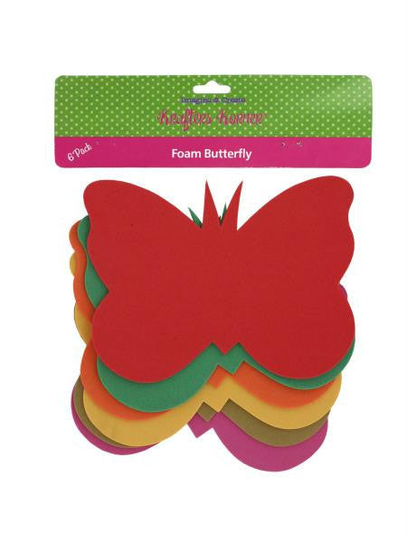 Foam Butterfly Craft Shapes (Available in a pack of 12)