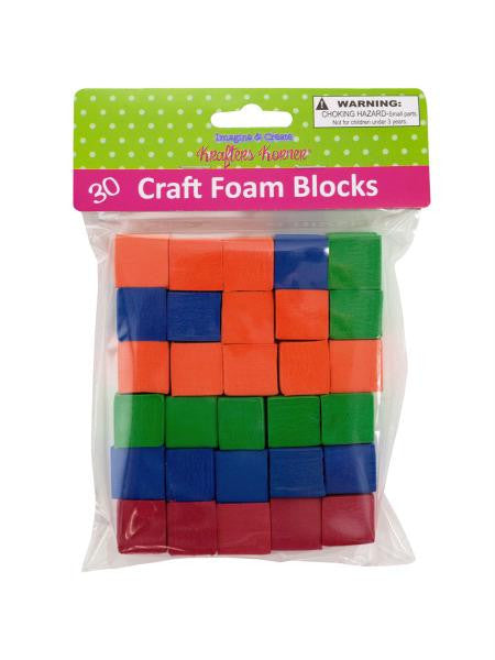 Craft Foam Blocks (Available in a pack of 12)