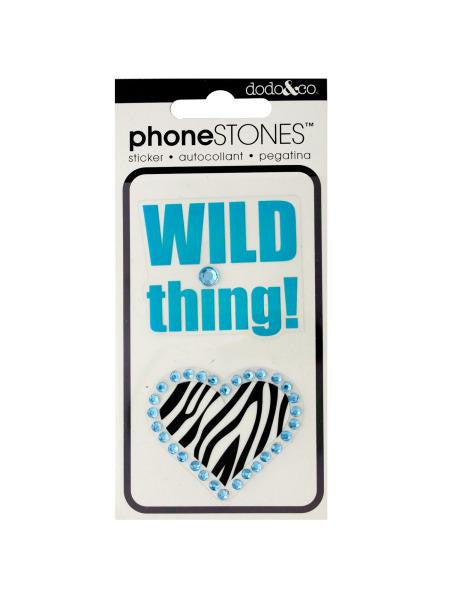 Wild Thing! Phone Stones Stickers (Available in a pack of 24)