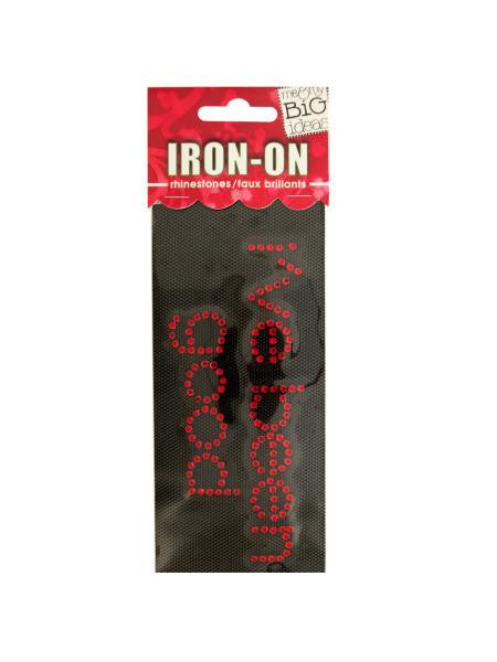 'I've Been Good' Rhinestone Iron-On Transfer (Available in a pack of 24)
