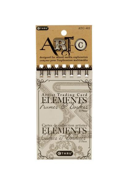 Frames & Borders Artist Trading Card Elements (Available in a pack of 24)