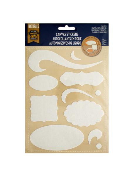 Layerable Plates & Flourishes Canvas Stickers (Available in a pack of 30)