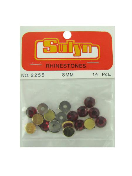 Red Rhinestones (Available in a pack of 24)