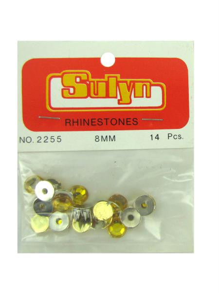 Gold Rhinestones (Available in a pack of 24)