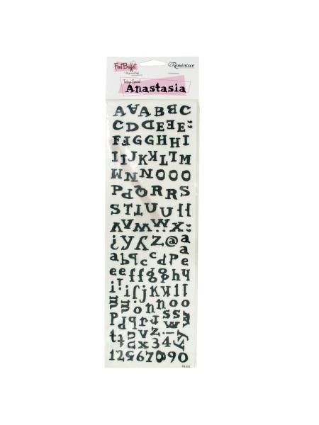 Anastasia Creative Rub-on Transfers (Available in a pack of 24)