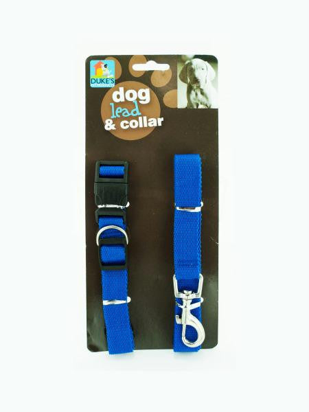 Dog Collar & Lead Set (Available in a pack of 8)