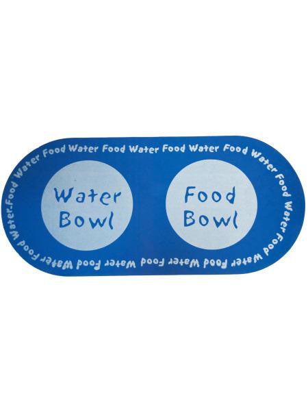Printed Foam Pet Food & Water Mat (Available in a pack of 12)