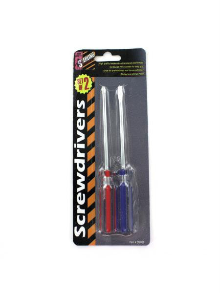 Slotted & Phillips Screwdriver Set (Available in a pack of 24)