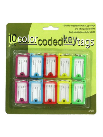 Color Coded Key Tags (Available in a pack of 12)