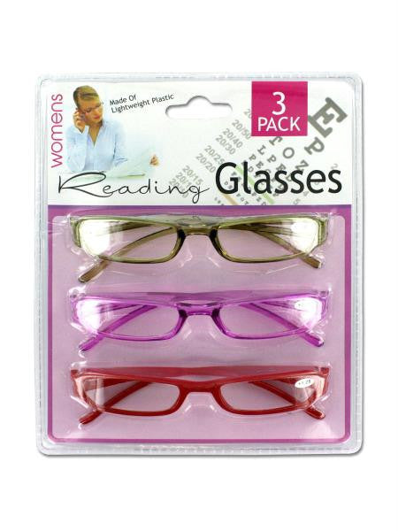 Women's Reading Glasses (Available in a pack of 4)