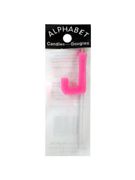 Numbers Letters & Shapes Candles (Available in a pack of 24)