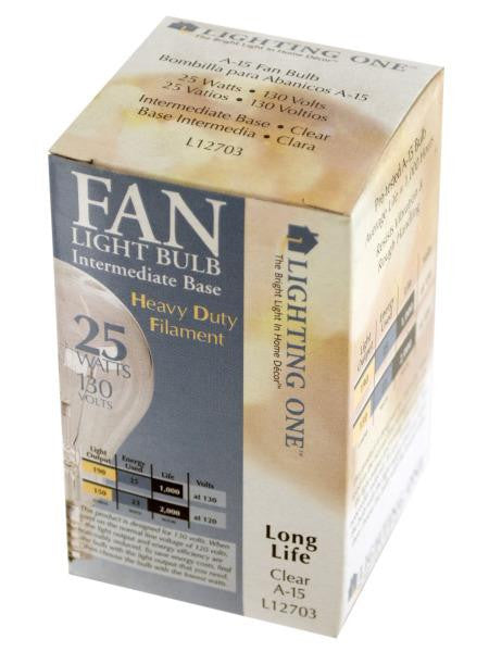 Inside Frosted 25 Watt Fan Light Bulb (Available in a pack of 25)
