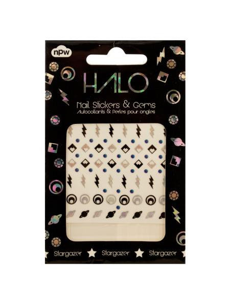 Stargazer Nail Stickers & Gems Set (Available in a pack of 24)