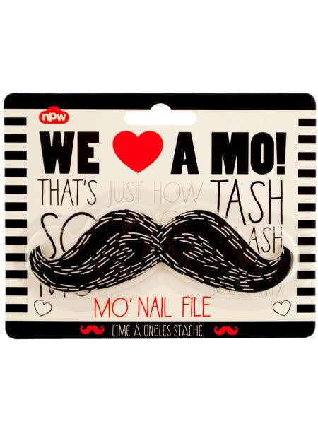 Black Mustache Nail File (Available in a pack of 24)