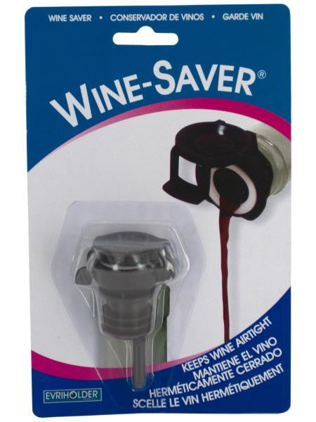 Wine-Saver Airtight Bottle Stopper & Pourer (Available in a pack of 24)