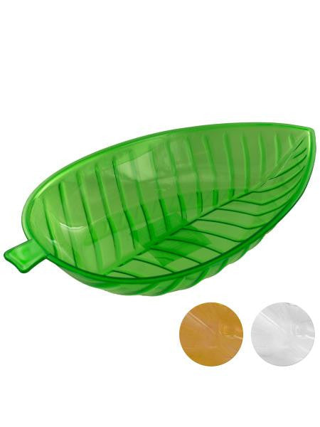 12" Oval Leaf Dish (Available in a pack of 12)