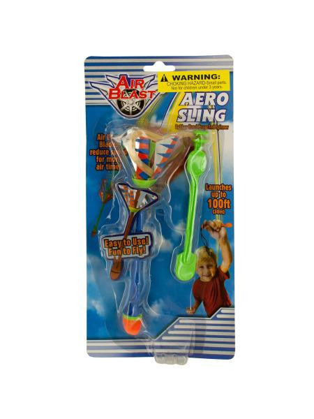 Aero Sling Rubber Band Spinner Toy (Available in a pack of 24)