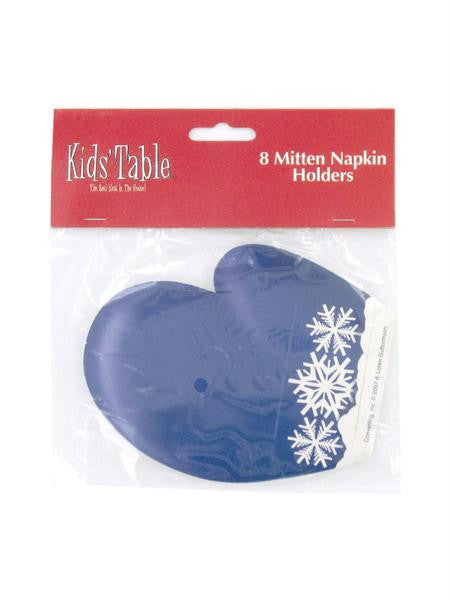 Holiday Fun Kids' Mitten Napkin Holders (Available in a pack of 24)