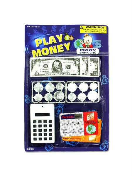 Play Money with Counter Toy Set (Available in a pack of 24)