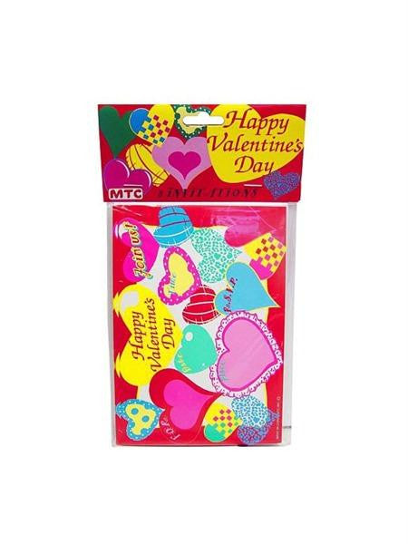 Happy Valentine's Day Invitations & Envelopes (Available in a pack of 24)