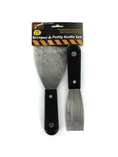 Scraper & Putty Knife Set (Available in a pack of 24)