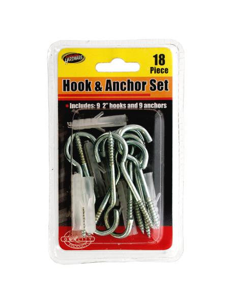 Metal Hook & Anchor Set (Available in a pack of 24)
