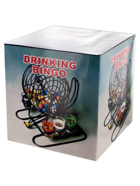 Bingo Drinking Game with Cage & Shot Glasses (Available in a pack of 1)
