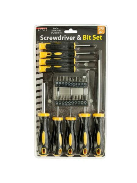 Screwdriver & Bit Set (Available in a pack of 1)