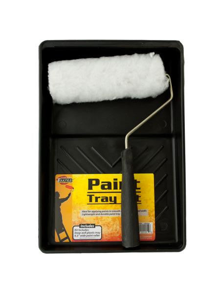 Paint Roller & Tray Kit (Available in a pack of 4)