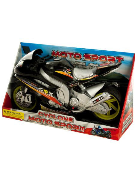 Friction Powered Toy Motorcycle with Sound & Light (Available in a pack of 1)