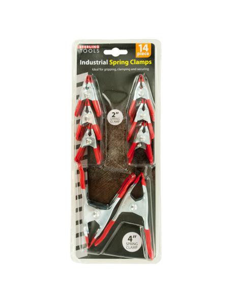 Industrial Spring Clamps with Vinyl Grips (Available in a pack of 4)
