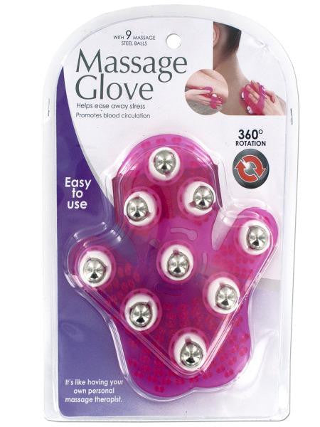 Massage Glove with Rotating Steel Balls (Available in a pack of 4)