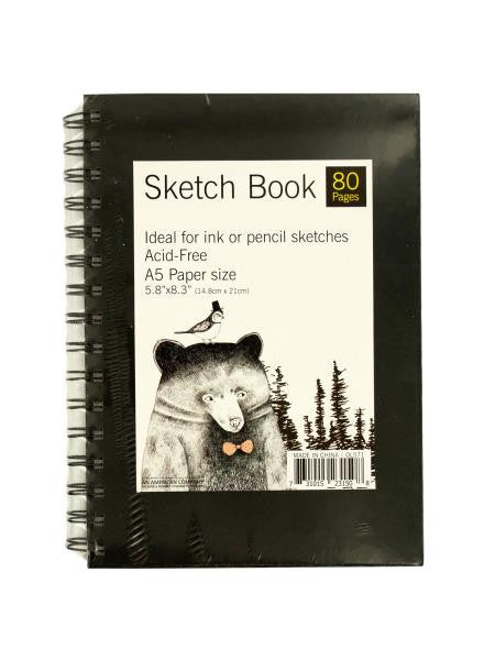 Wire Bound Sketch Book (Available in a pack of 12)