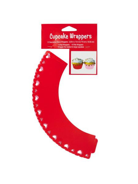 Valentine's Day Cupcake Wrappers Set (Available in a pack of 24)
