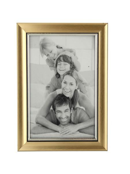 Small Gold & Silver Photo Frame (Available in a pack of 6)