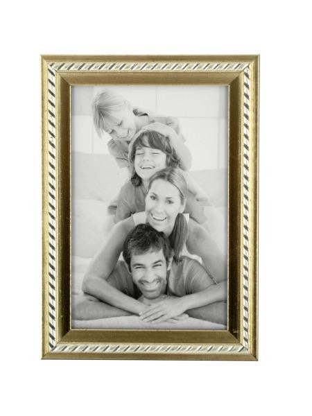 Small Decorative Silver & Gold Photo Frame (Available in a pack of 6)