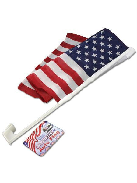 Patriotic Auto Flag (Available in a pack of 24)