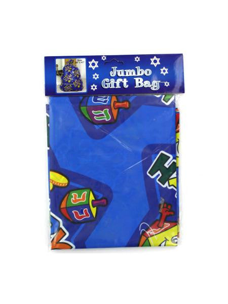 Jumbo Hanukkah Plastic Gift Bags (Available in a pack of 24)