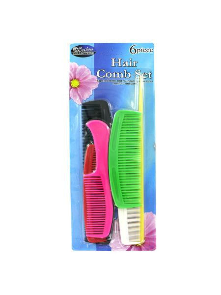 Colorful Hair Comb Set (Available in a pack of 24)