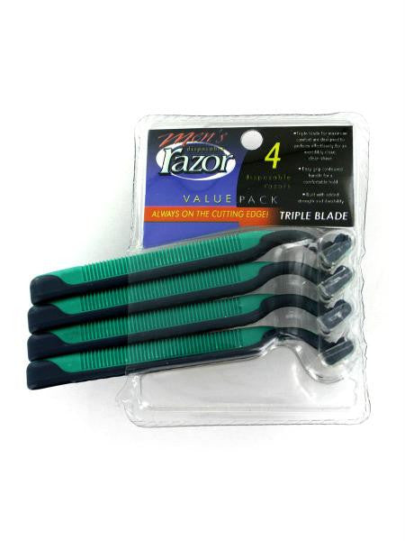 Double Blade Men&#039;s Disposable Razors (Available in a pack of 25)