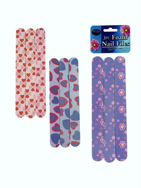 Foam Nail Files (Available in a pack of 24)